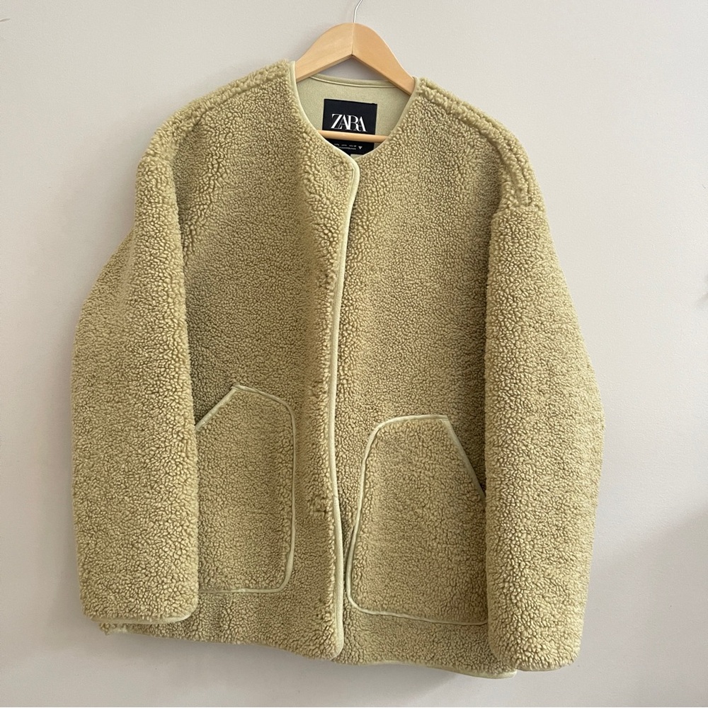 Zara Teddy Sherpa Jacket